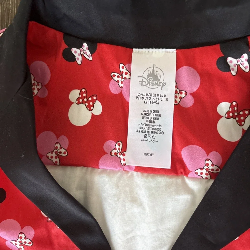 Disney Dress Shop Store Women M Minnie Mouse Icon Dress NEW $128 Diner Waitress